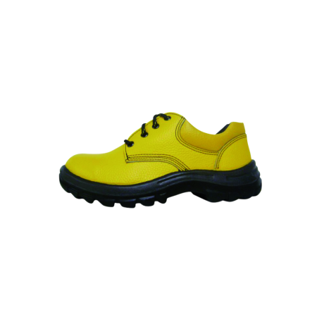 Zapato de Cuero Amarillo Punta Plástica - Worksafe