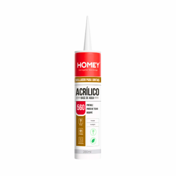 Sellador Acrilico Blanco 560 280ml - Homey