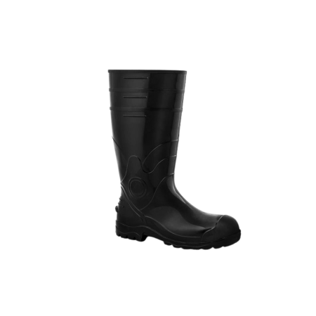 Bota Industrial Negra PVC Interior Algodón - Worksafe