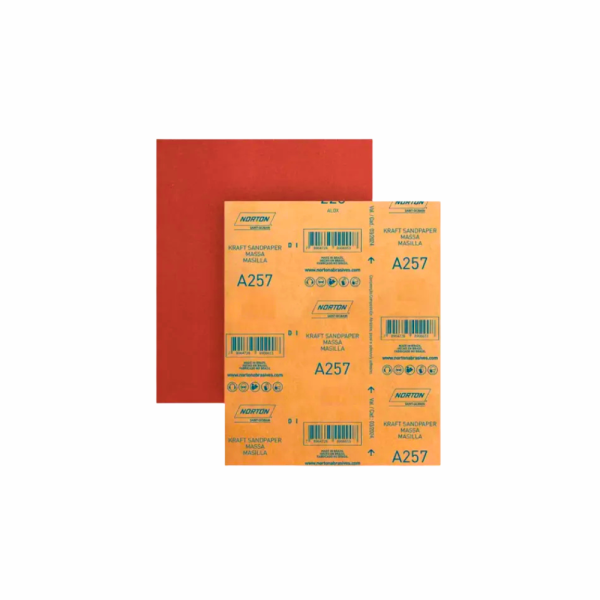 2 Lija Para Madera (Varios Granos) - Norton